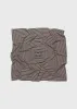 Signature monogram silk blanket scarf black sold by Toteme