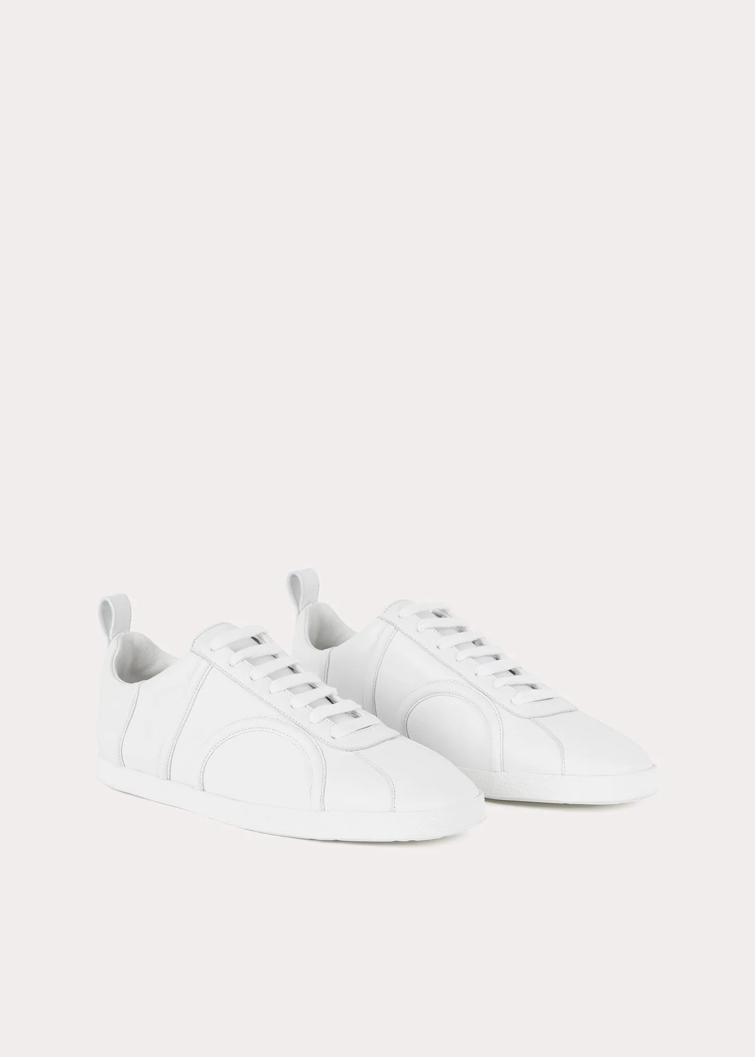 Leather sneakers white sold by Toteme product image thumbnail 5