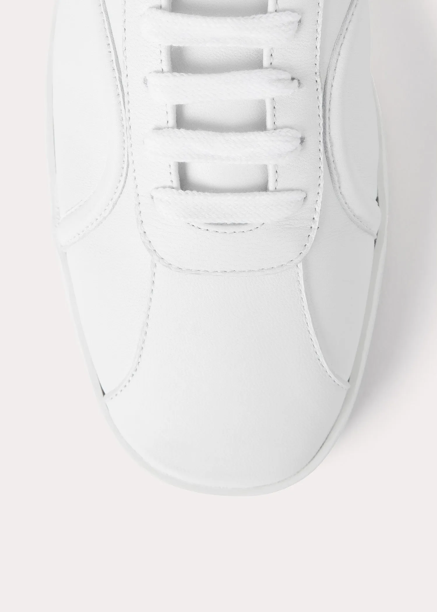 Leather sneakers white sold by Toteme product image thumbnail 4