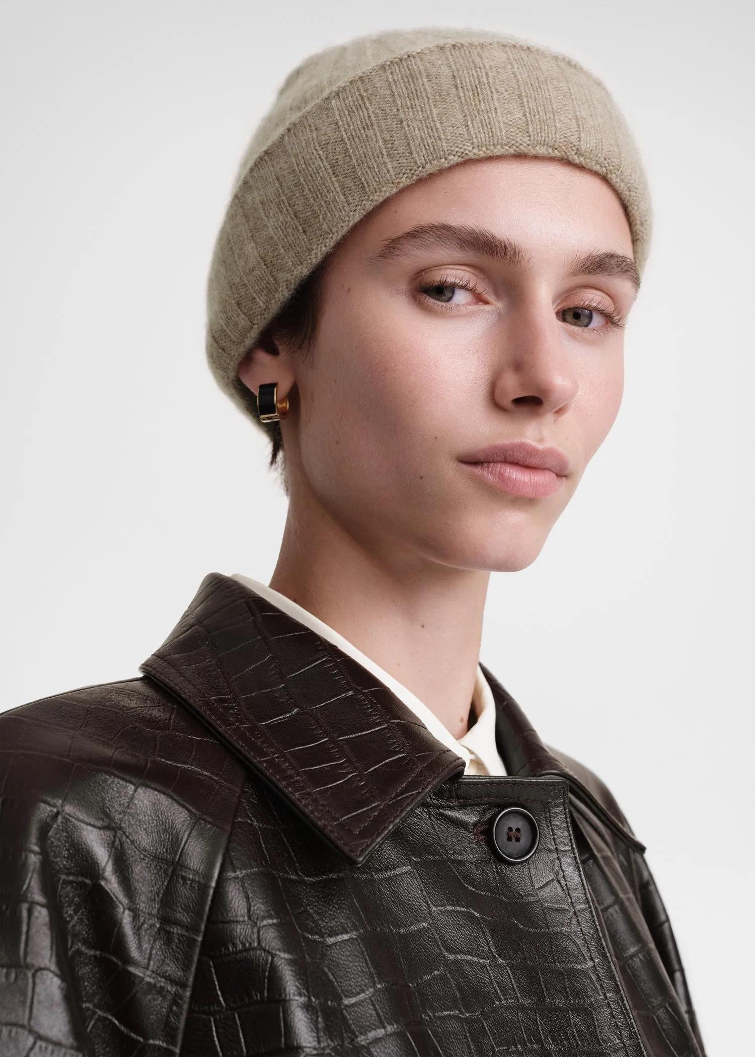 Cashmere beanie biscuit sold by Toteme product image thumbnail 3
