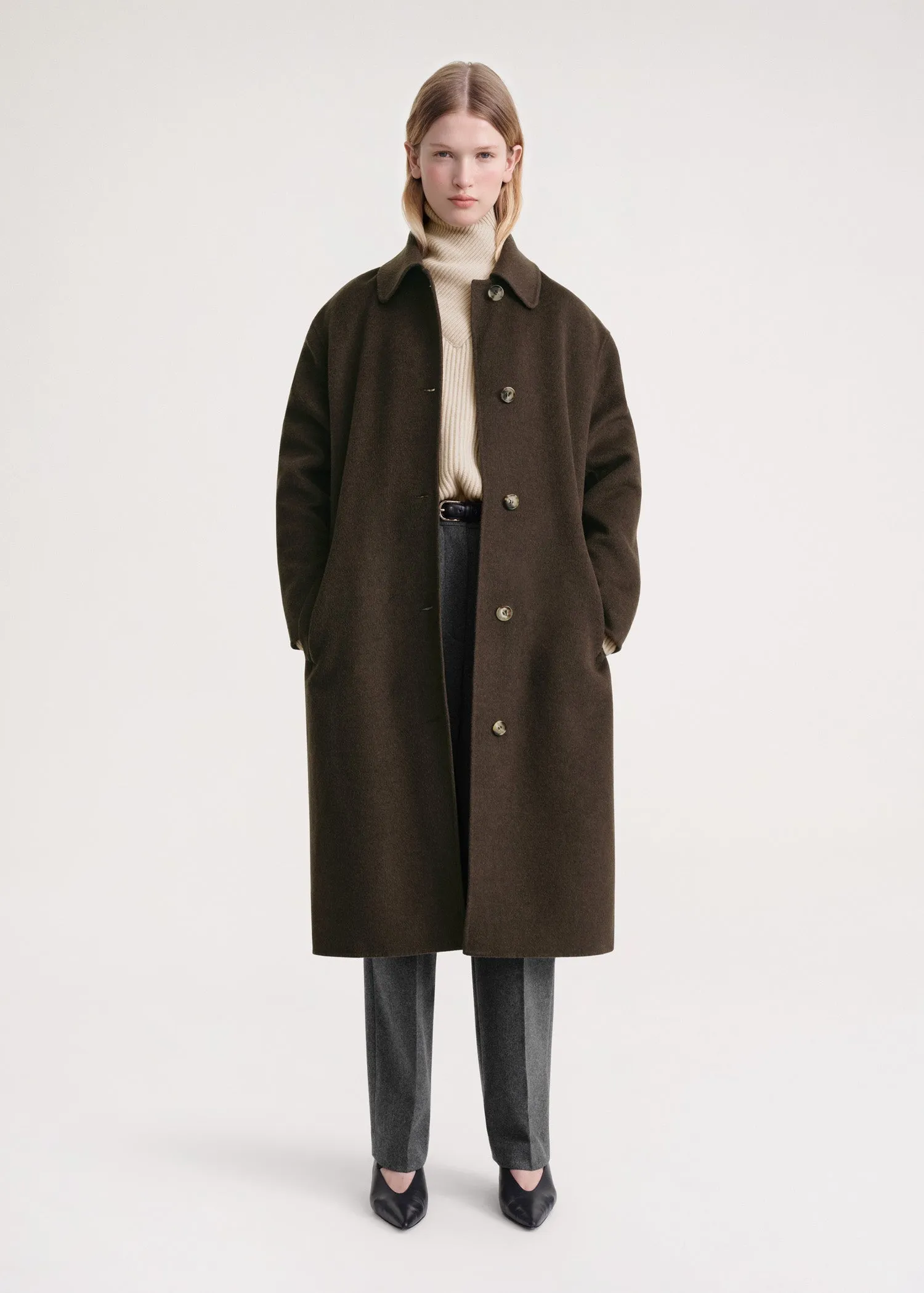TOTEME｜COATS (A-line car coat (242-WRO1596-FB0156 126)) Car coat | Toteme | OTTODISANPIETRO