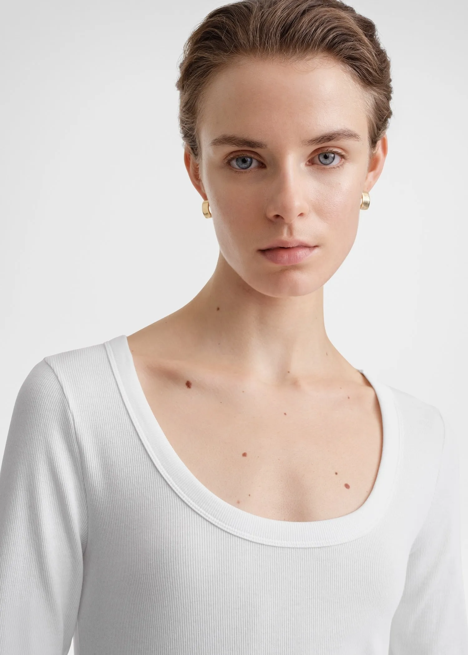 Classic rib top white sold by Toteme product image thumbnail 4