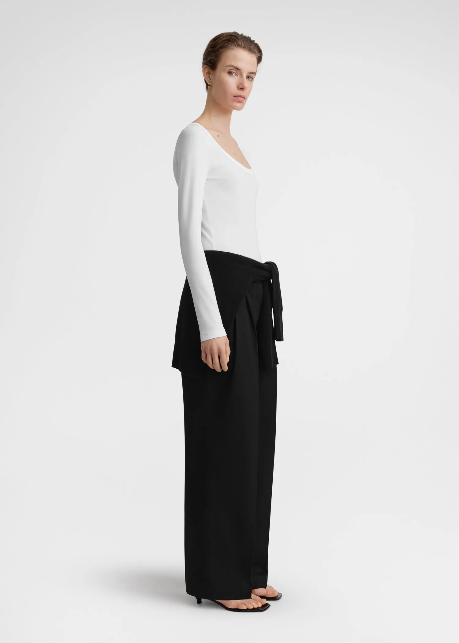 Classic rib top white sold by Toteme product image thumbnail 2