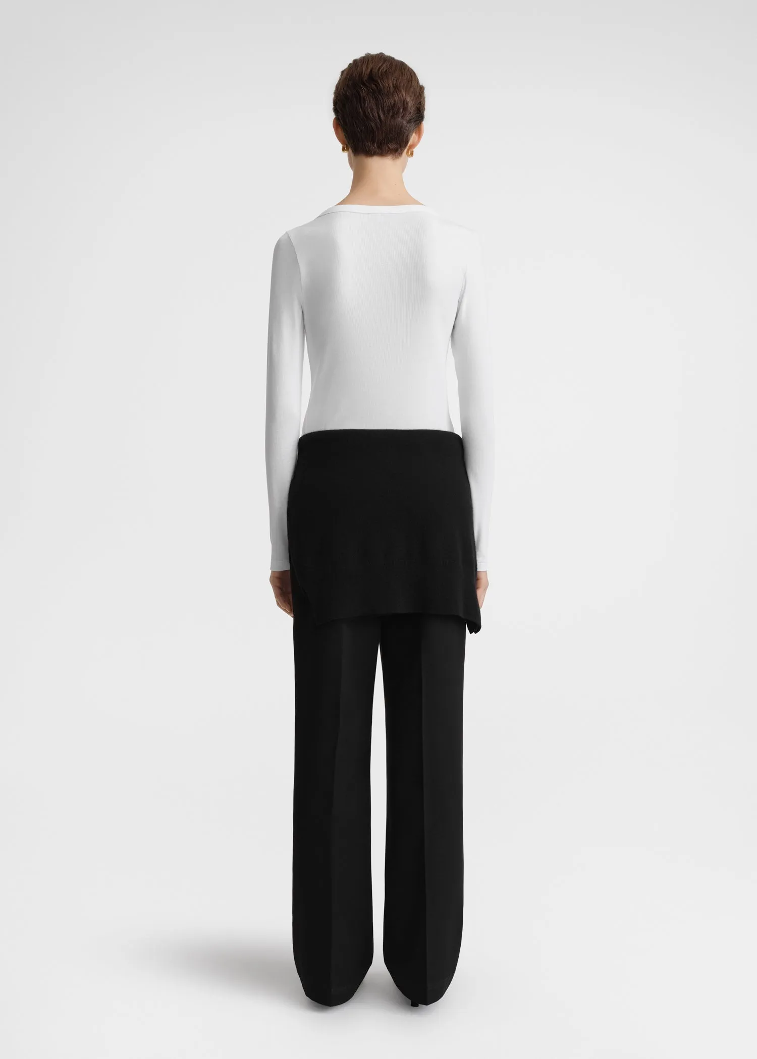 Classic rib top white sold by Toteme product image thumbnail 3