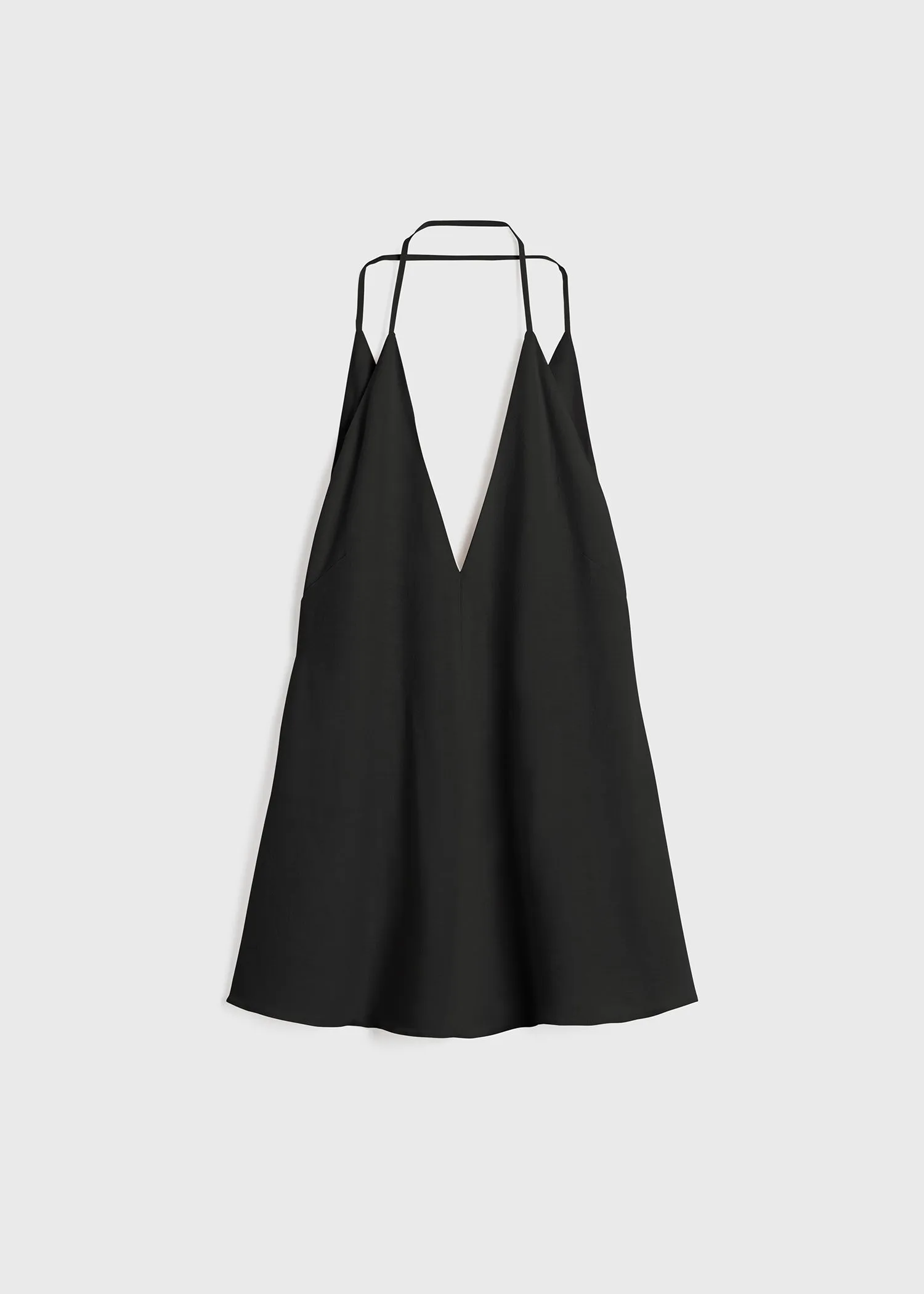 Double-halter silk top black sold by Toteme product image thumbnail 5