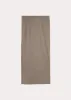 Side-slit jersey skirt dark taupe sold by Toteme