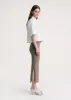 Side-slit jersey skirt dark taupe sold by Toteme
