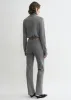 Classic cut denim full length mid grey sold by Toteme