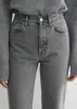 Classic cut denim full length mid grey sold by Toteme