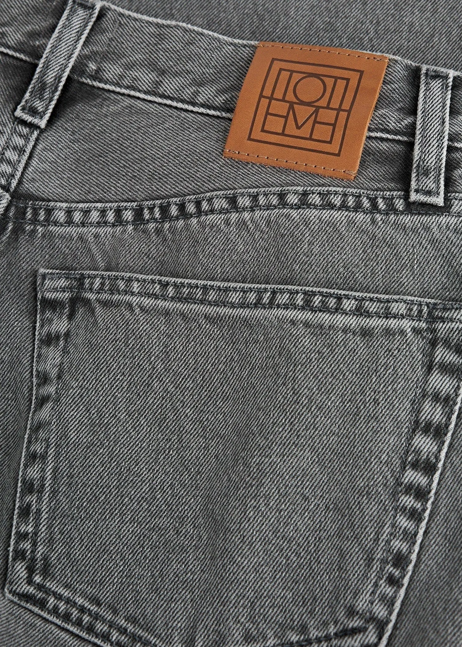 Classic cut denim full length mid grey sold by Toteme product image thumbnail 5