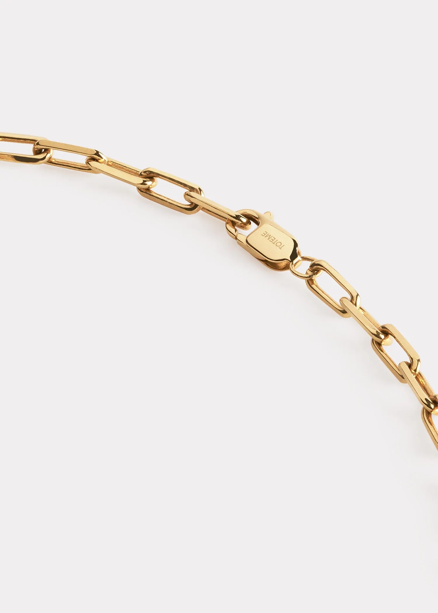 Crew-neck chain 18kt gold sold by Toteme product image thumbnail 4