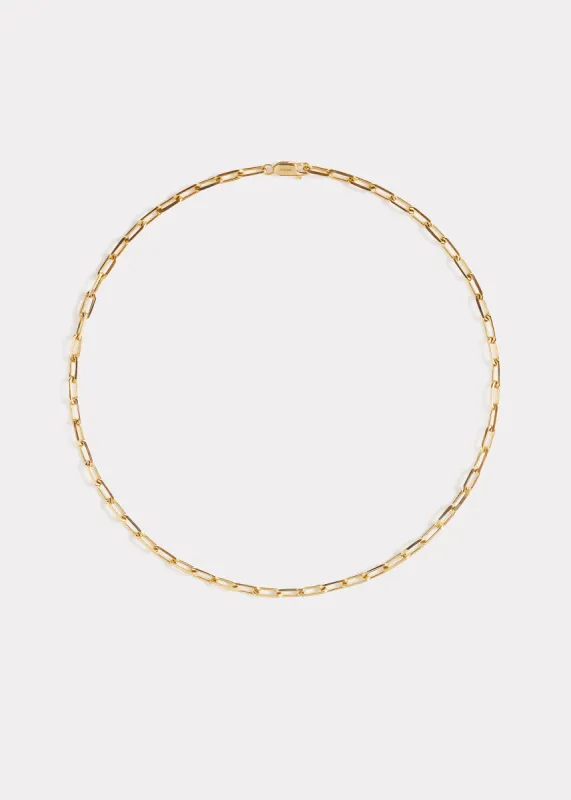 Crew-neck chain 18kt gold sold by Toteme