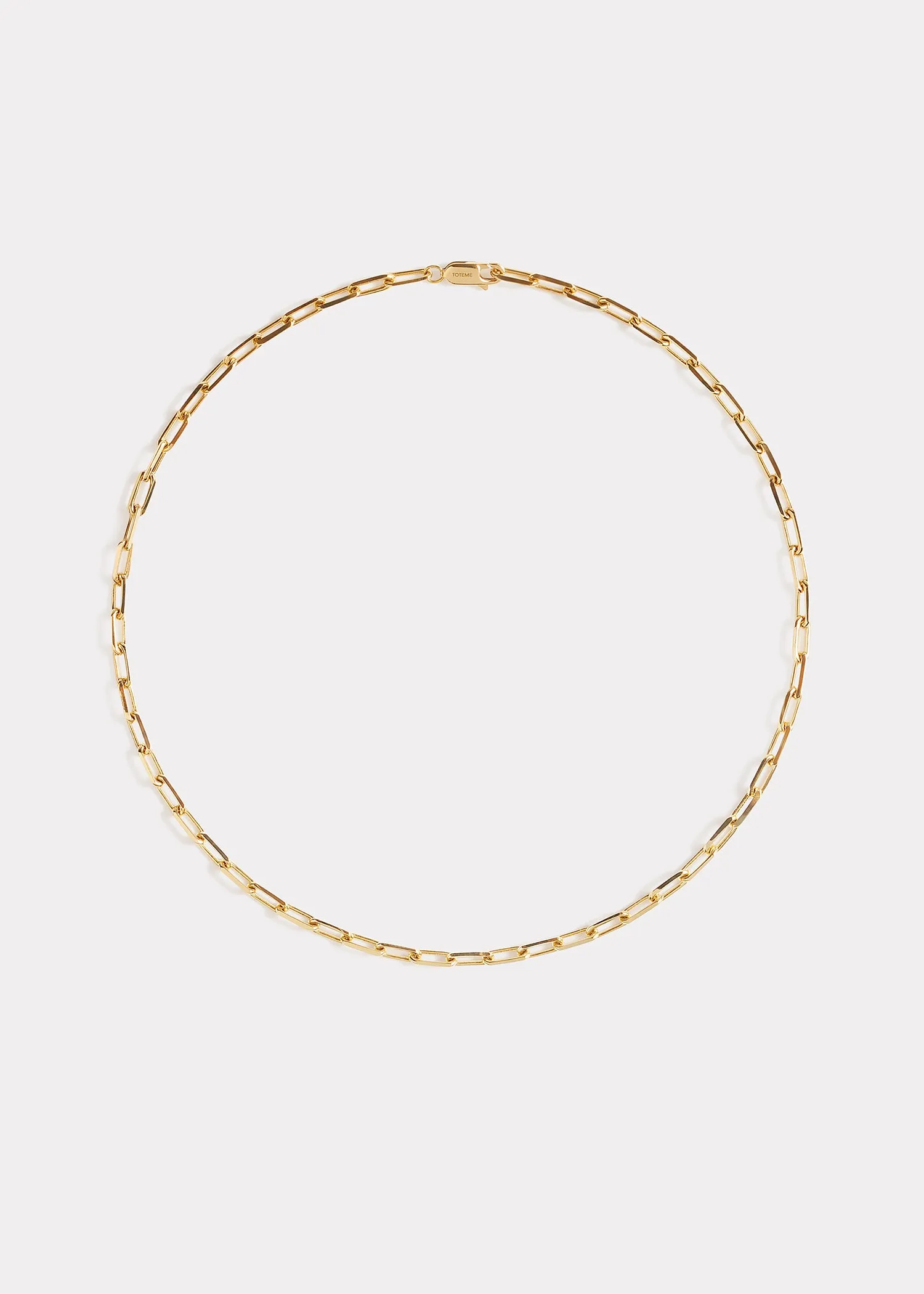Crew-neck chain 18kt gold sold by Toteme