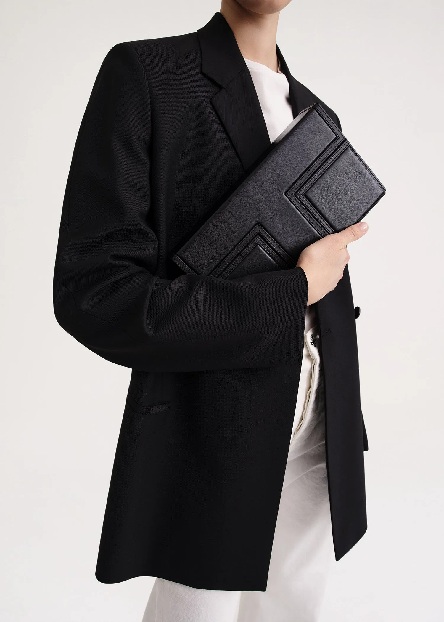 T-Clutch black sold by Toteme product image thumbnail 2