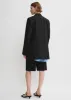 Double-breasted blazer black sold by Toteme