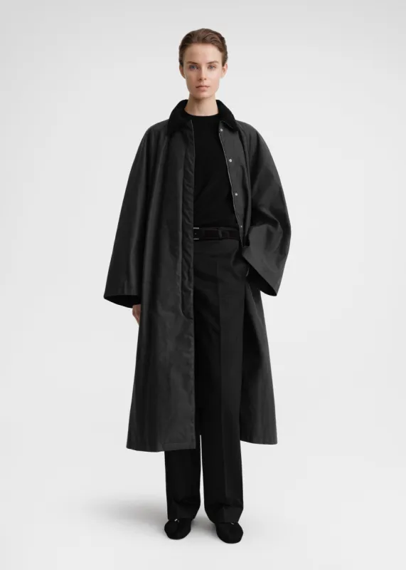 Country coat washed black sold by Toteme