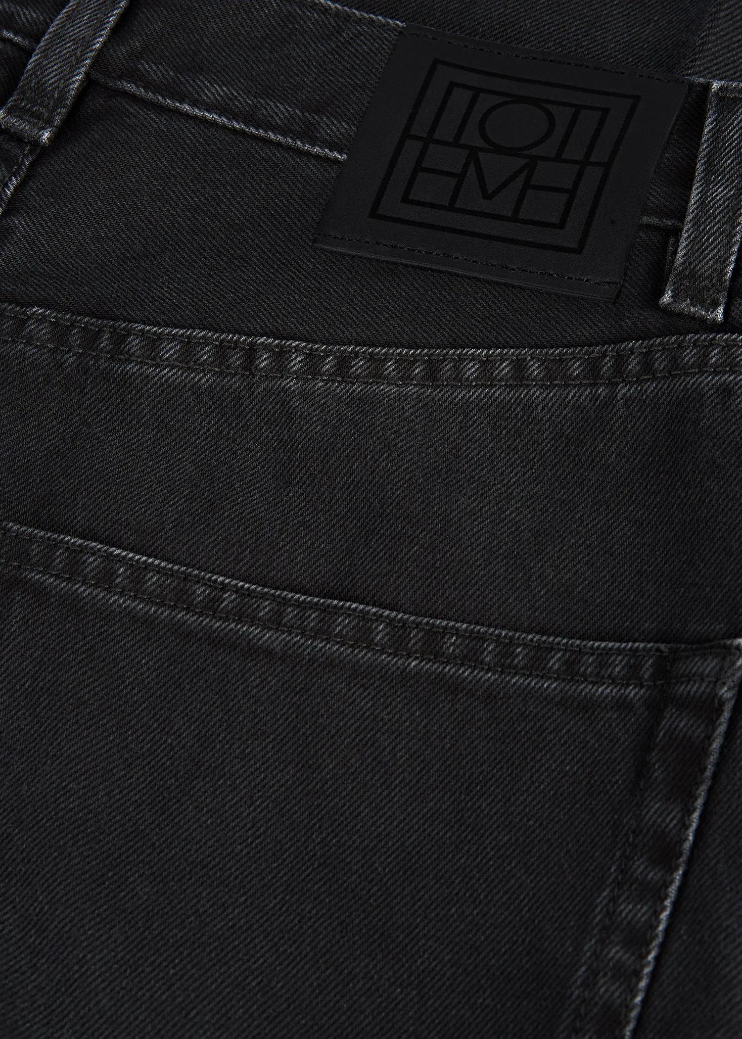 Twisted seam denim faded black sold by Toteme product image thumbnail 5