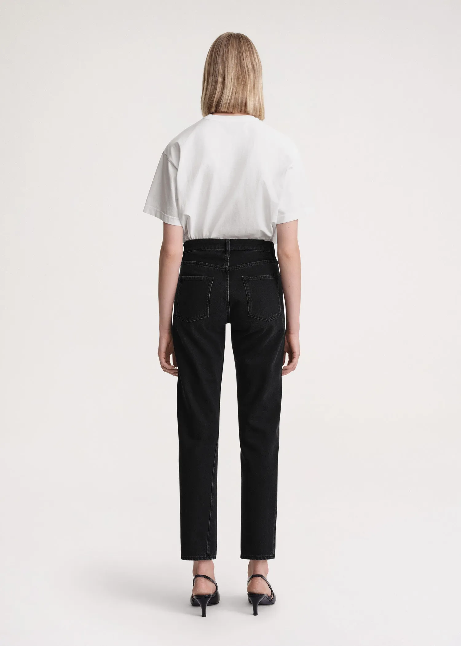 Twisted seam denim faded black sold by Toteme product image thumbnail 3