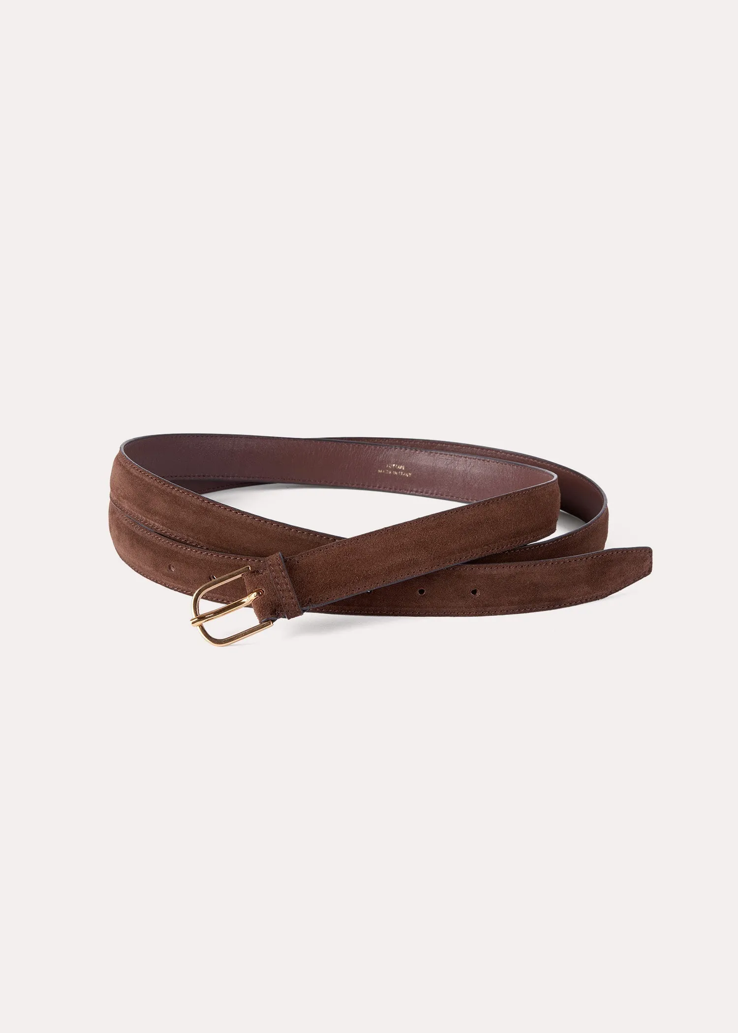 Wrap belt chocolate brown sold by Toteme product image thumbnail 4