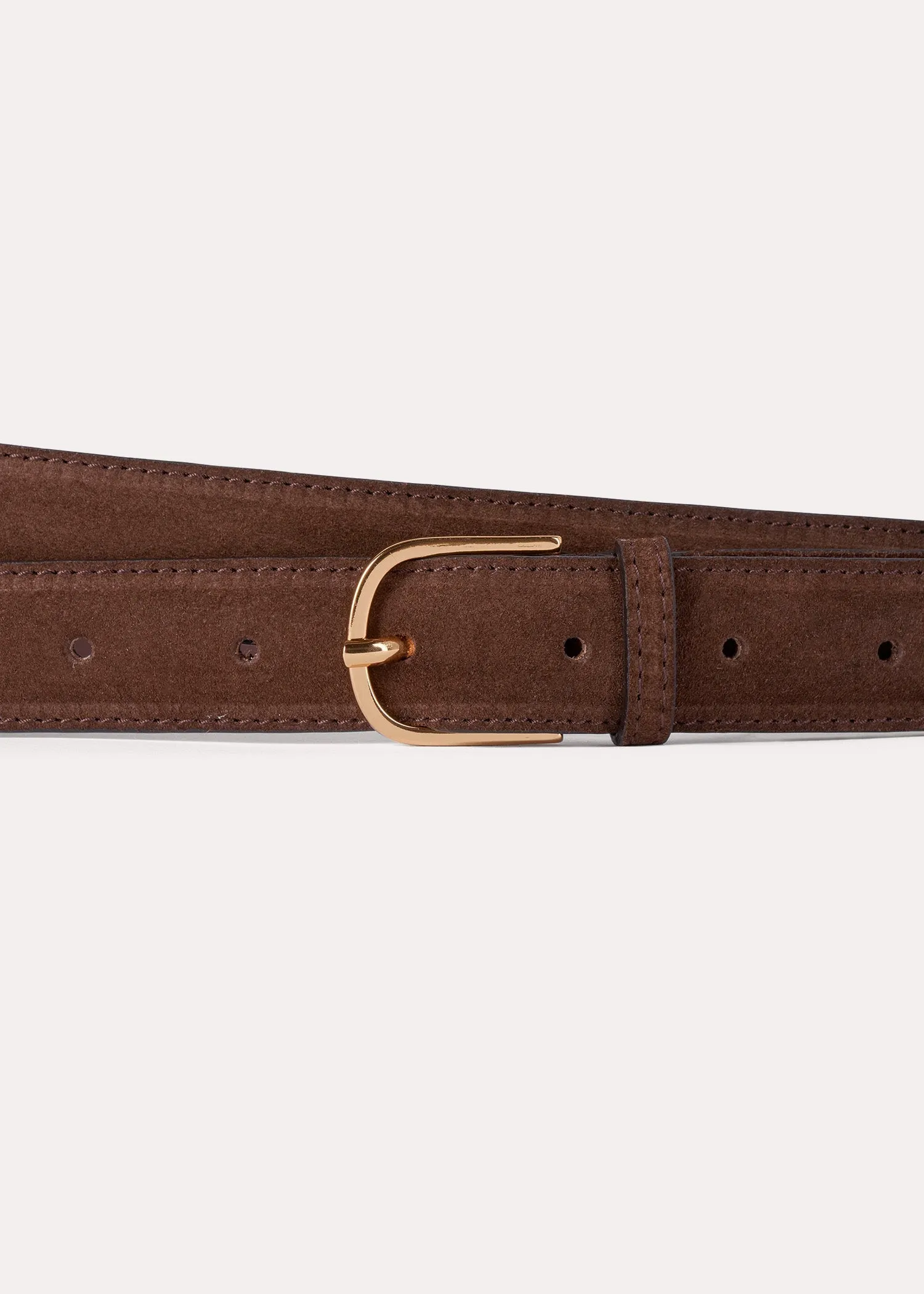 Wrap belt chocolate brown sold by Toteme product image thumbnail 5