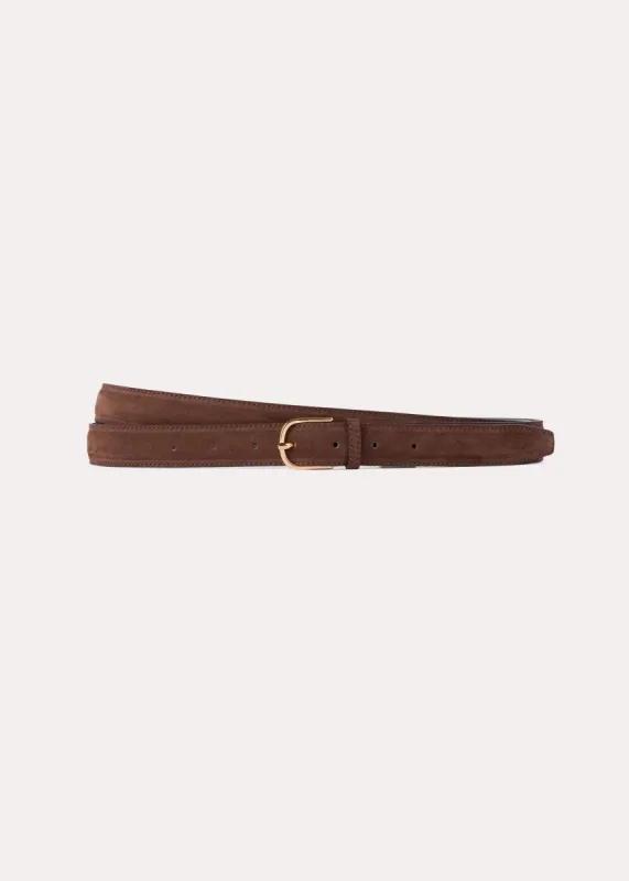 Wrap belt chocolate brown made by Toteme