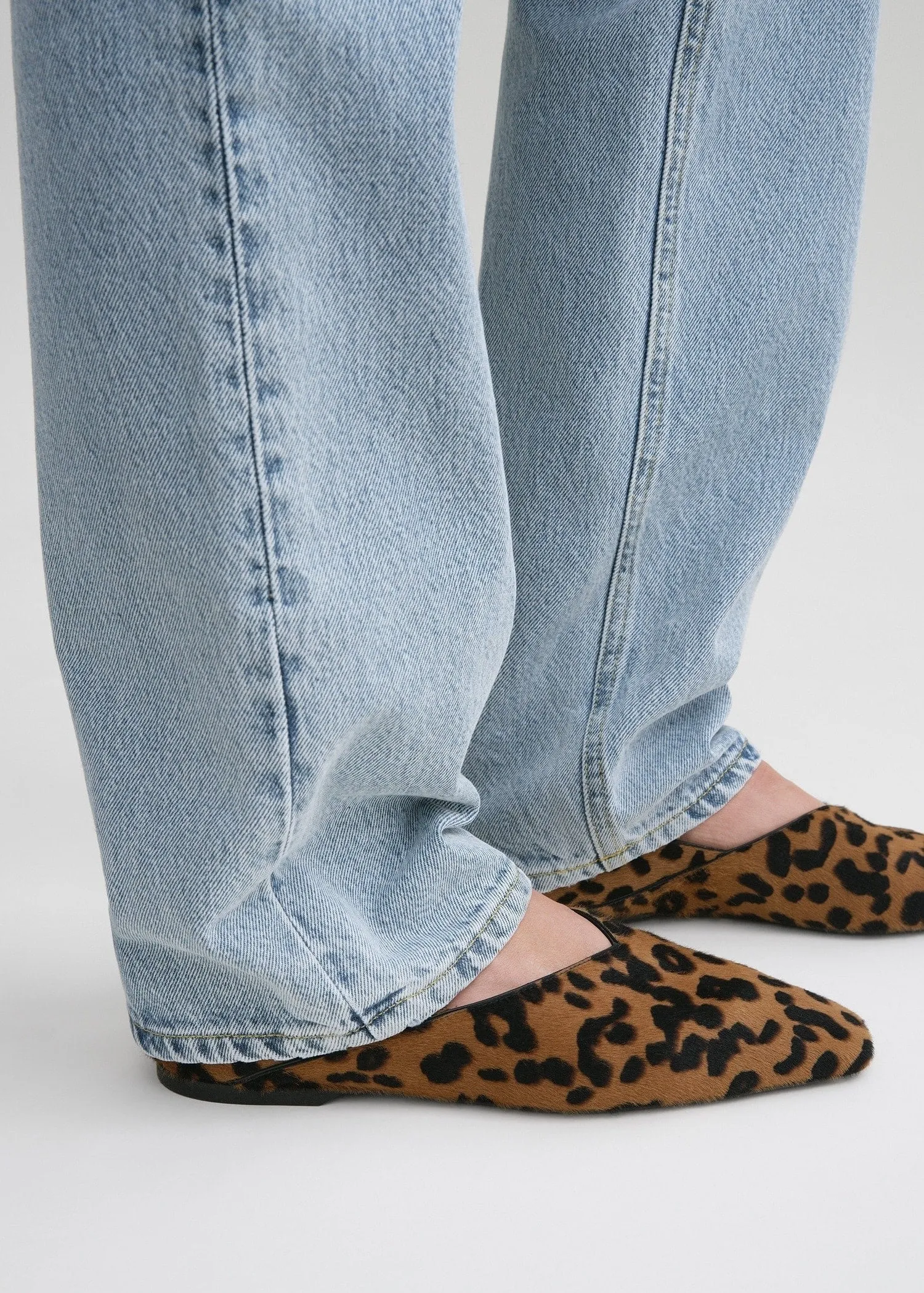 Everyday pony hair flats leopard sold by Toteme product image thumbnail 3