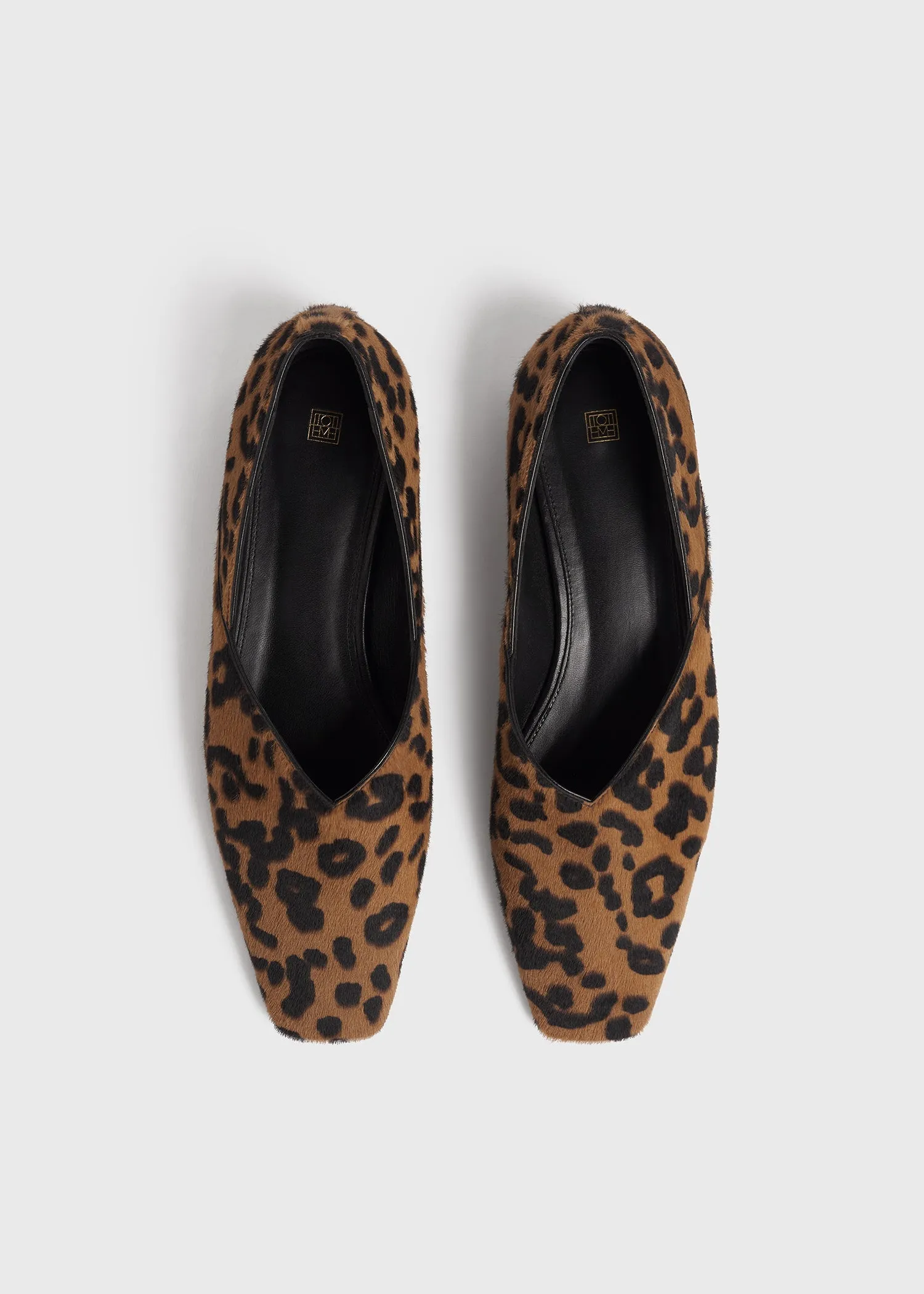 Everyday pony hair flats leopard sold by Toteme product image thumbnail 4