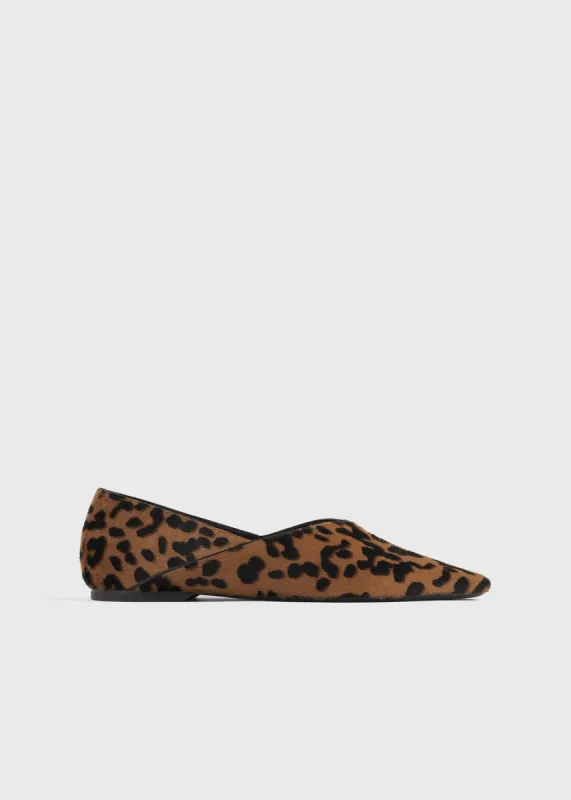 Everyday pony hair flats leopard sold by Toteme