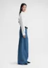 Signature cotton shirt white/ochre sold by Toteme