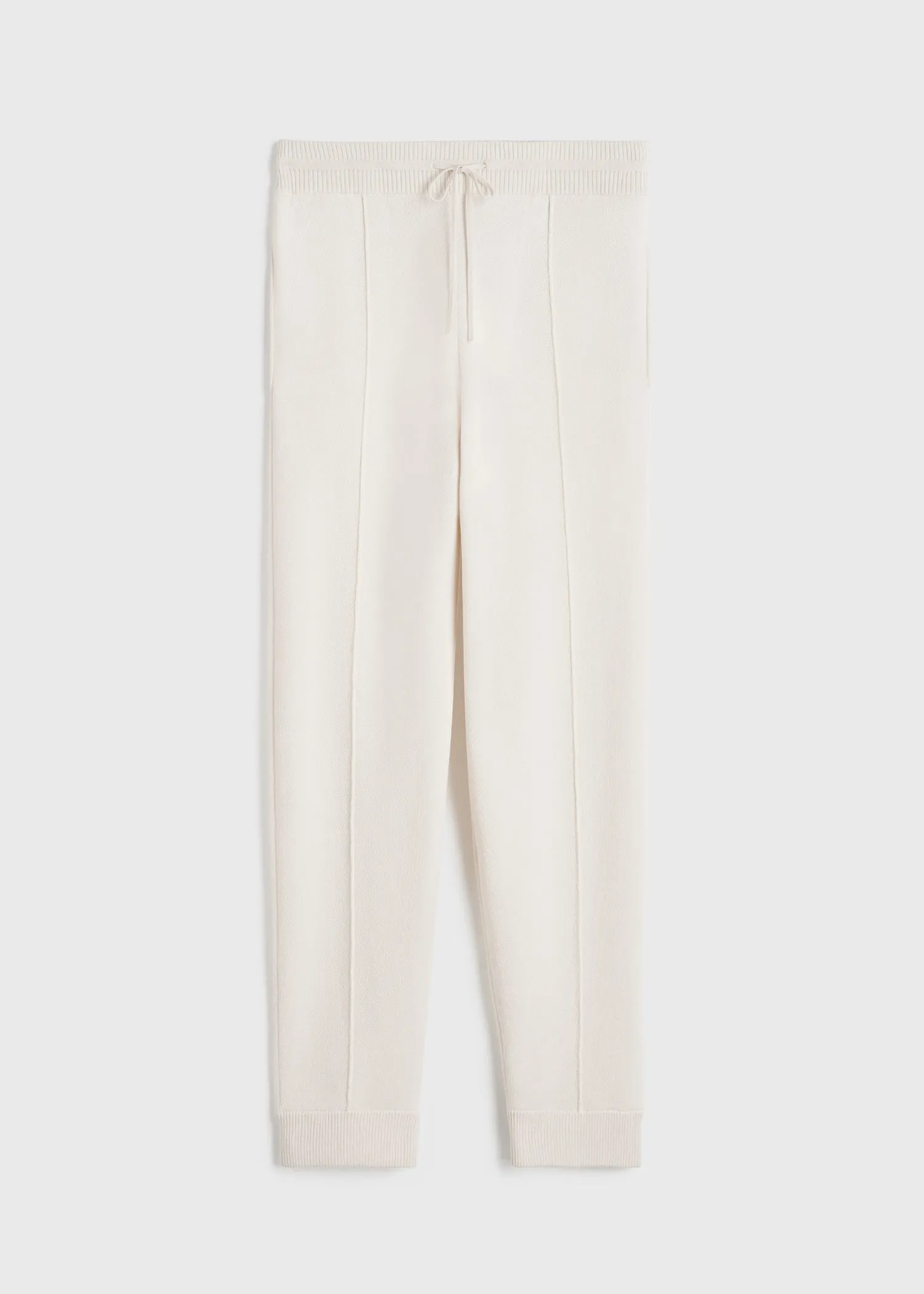 Cotton cashmere sweatpants macadamia sold by Toteme product image thumbnail 5