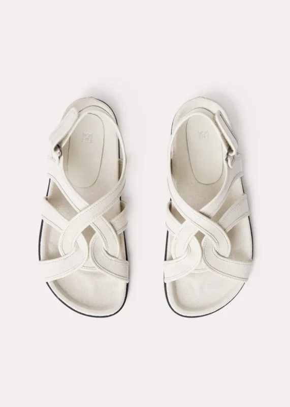 The Chunky Sandal beige sold by Toteme