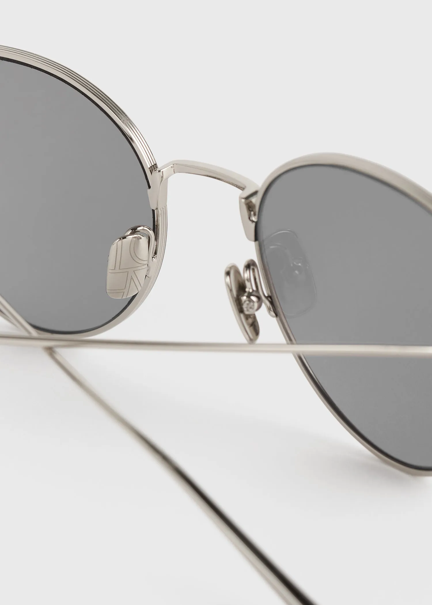 Round sunglasses silver sold by Toteme product image thumbnail 4