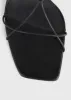 The Leather Knot Sandal black sold by Toteme
