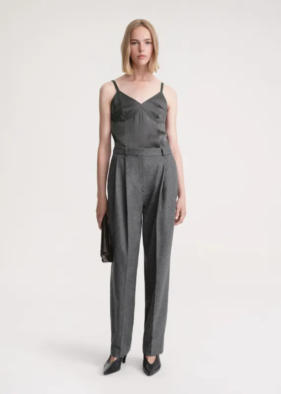 Crepe cami top lead sold by Toteme