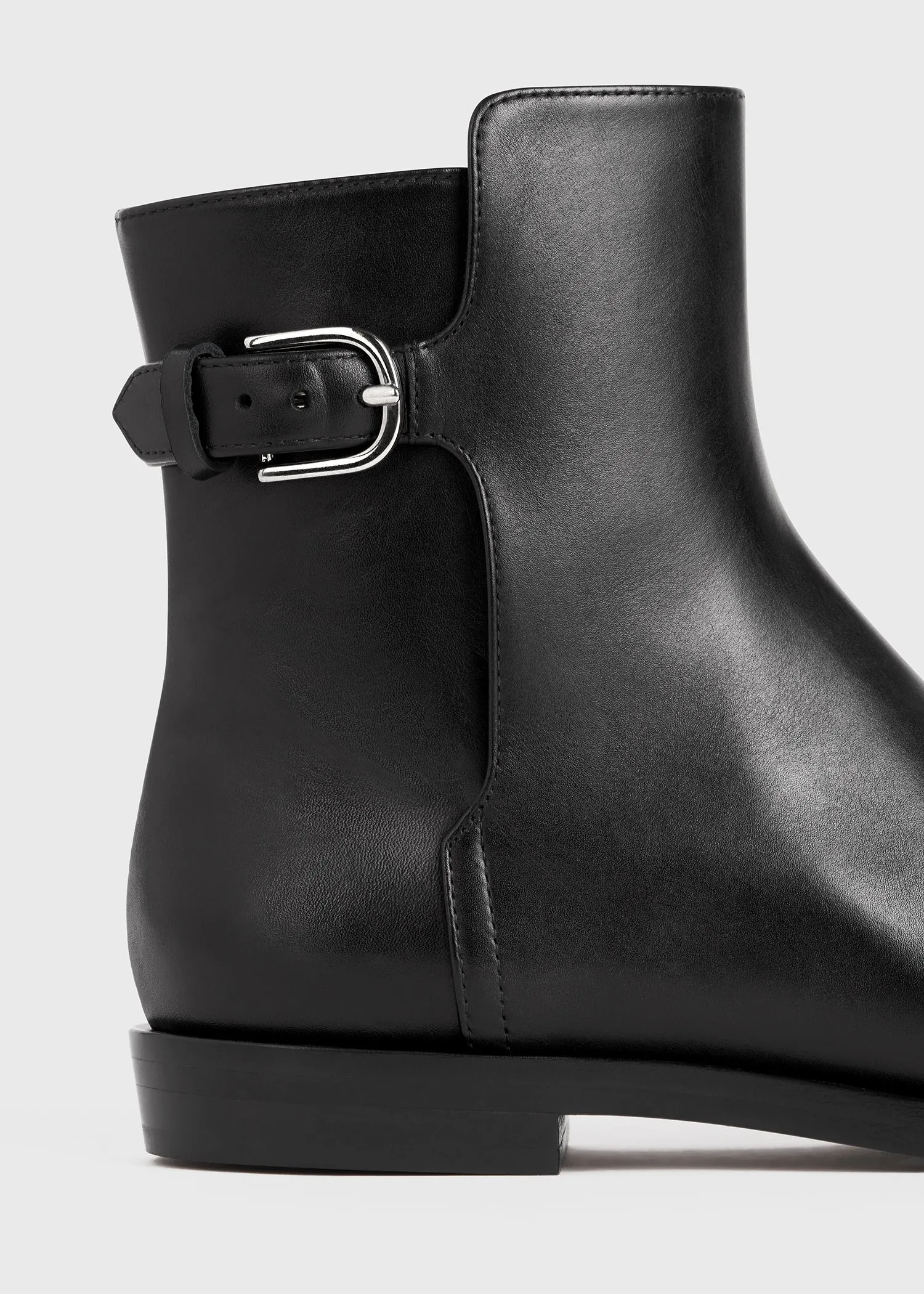 The Belted Boot black sold by Toteme product image thumbnail 3