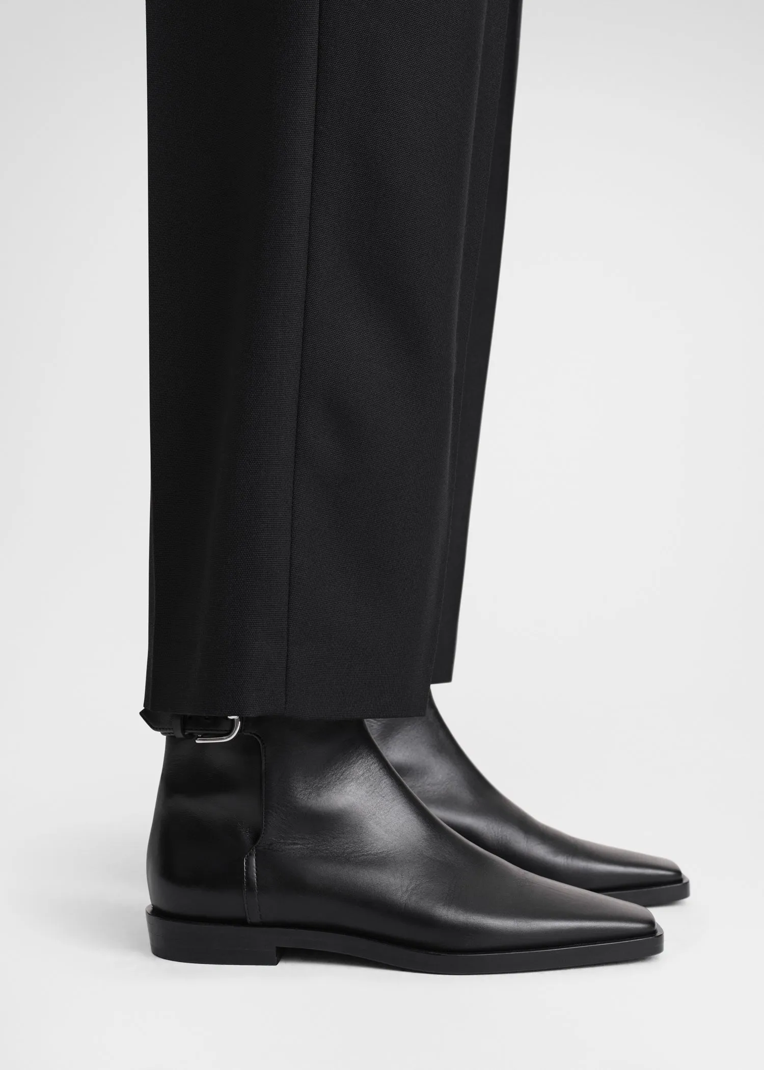 The Belted Boot black sold by Toteme product image thumbnail 2