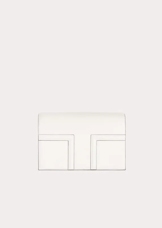 T-Flap bag milk sold by Toteme