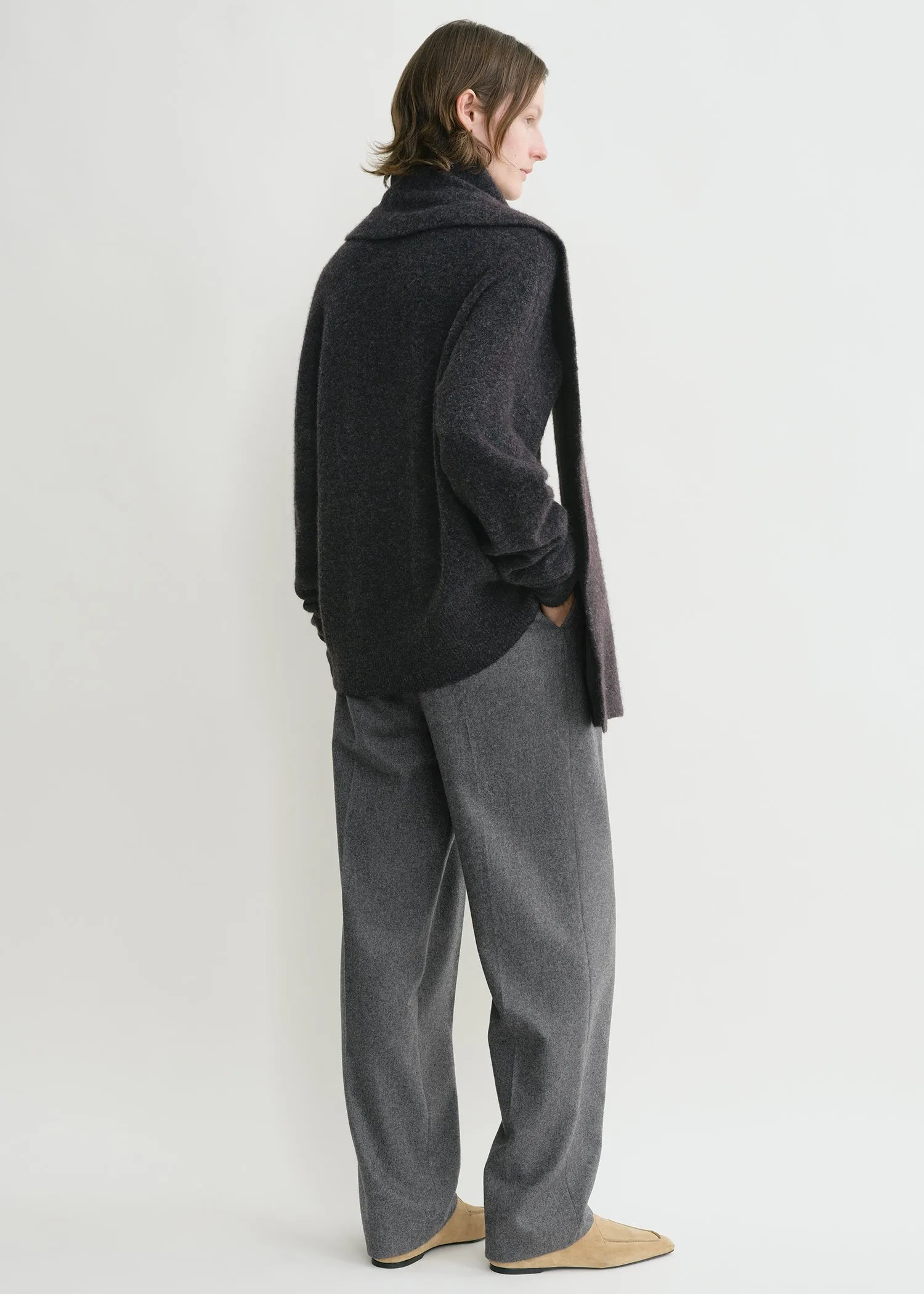 Draped-scarf knit granite sold by Toteme product image thumbnail 3