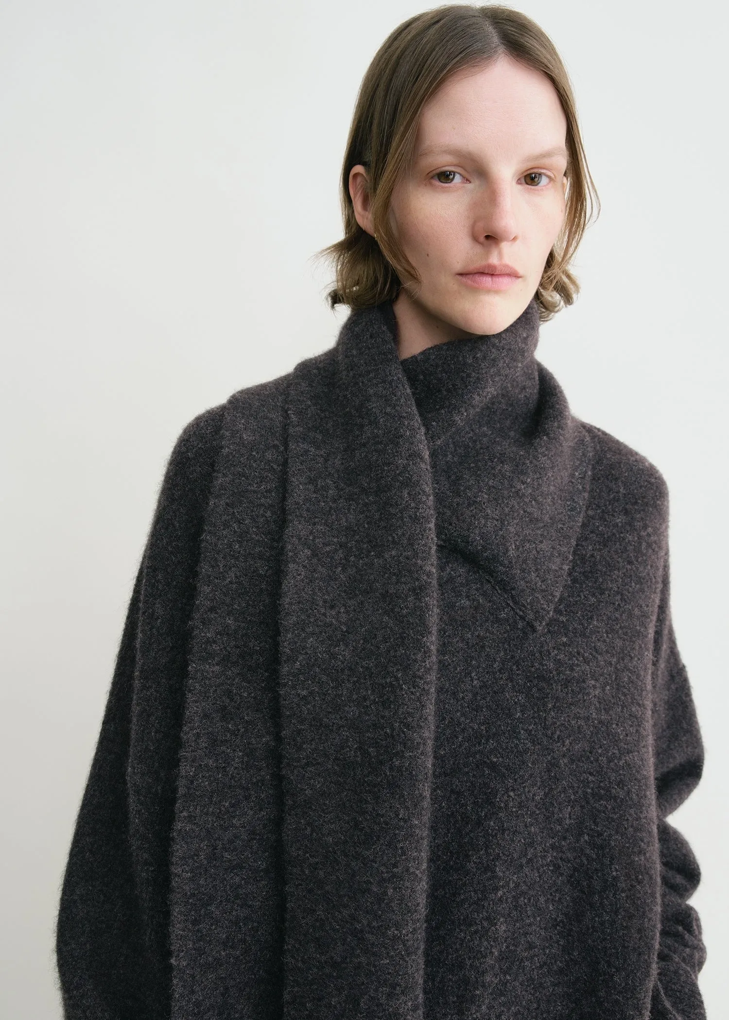 Draped-scarf knit granite sold by Toteme product image thumbnail 4