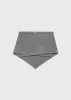 Triangle wool cashmere scarf grey melange sold by Toteme