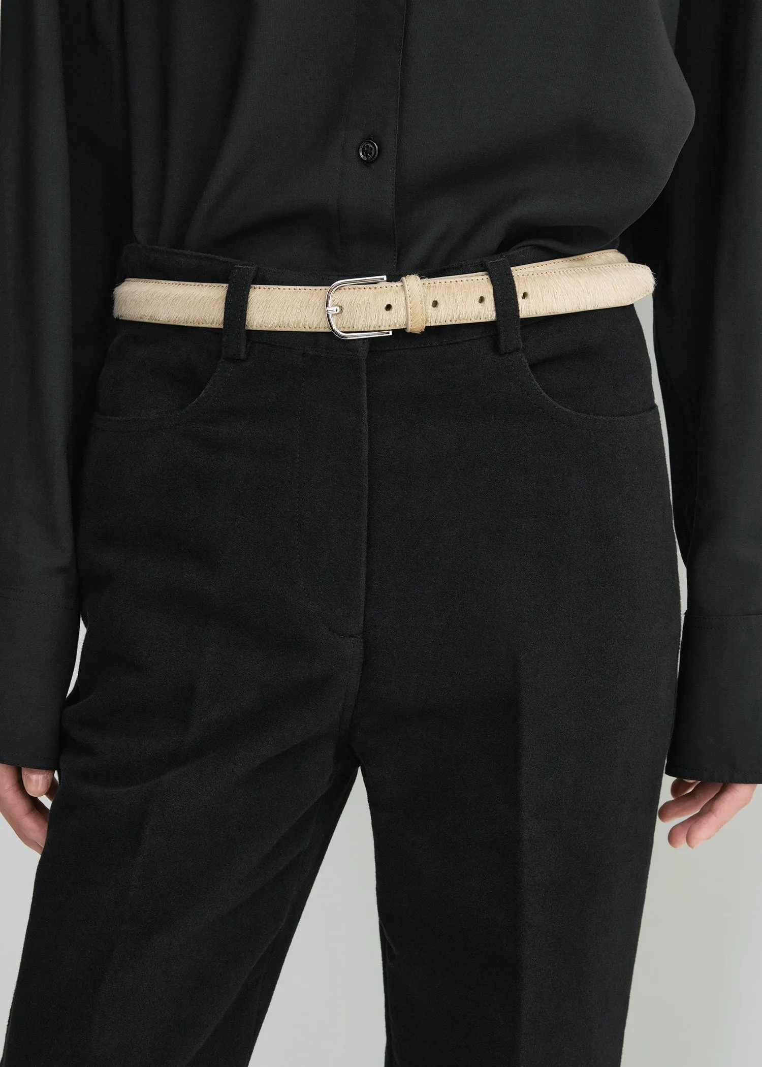 Pony hair belt sand sold by Toteme product image thumbnail 2