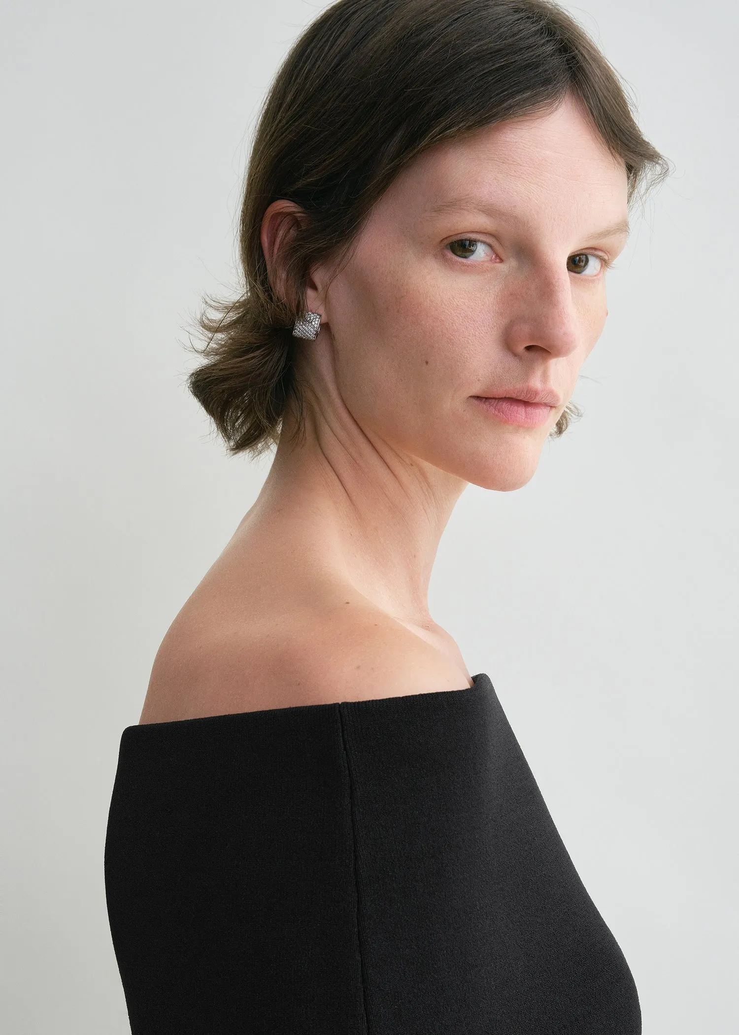 Double-knit top black sold by Toteme product image thumbnail 5