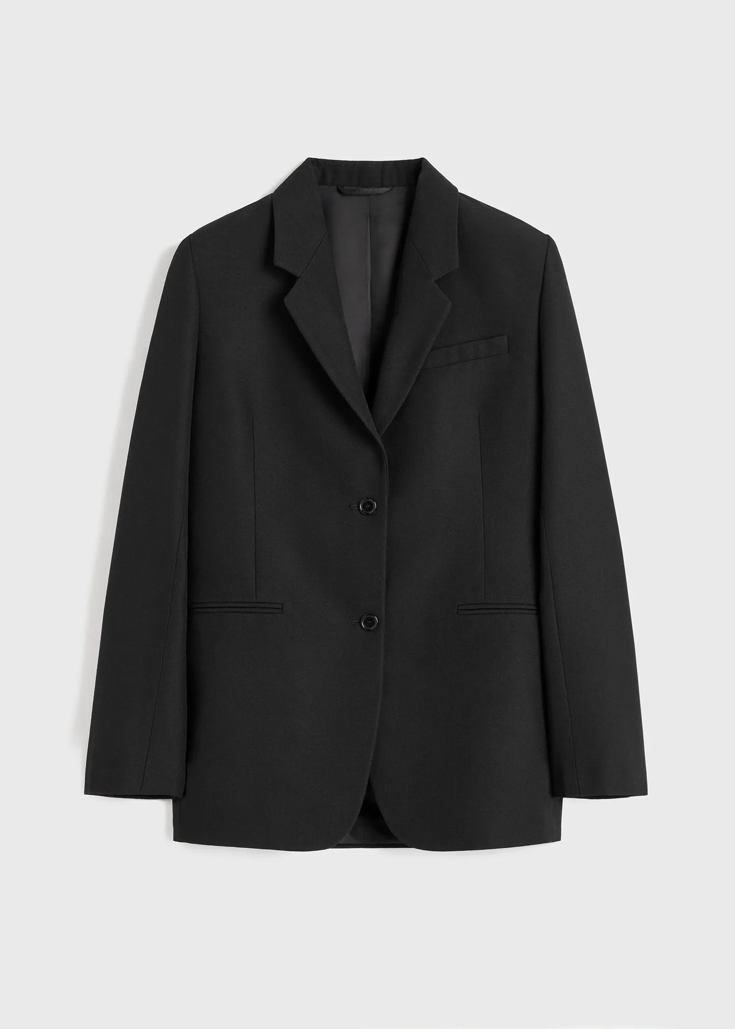 Tailored suit jacket black sold by Toteme product image thumbnail 5