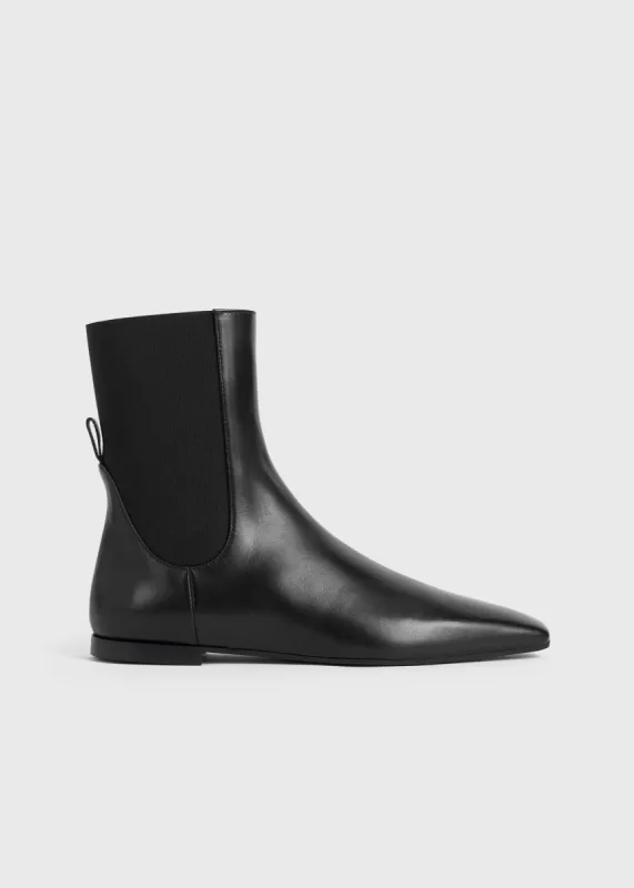 Leather Chelsea boots black sold by Toteme