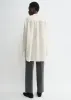 Relaxed voile shirt milk sold by Toteme