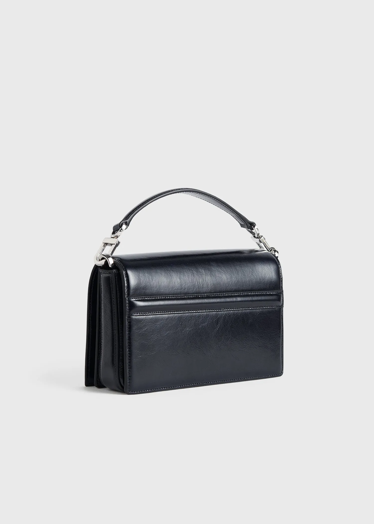 Mini T-Flap Naplack bag navy sold by Toteme product image thumbnail 5