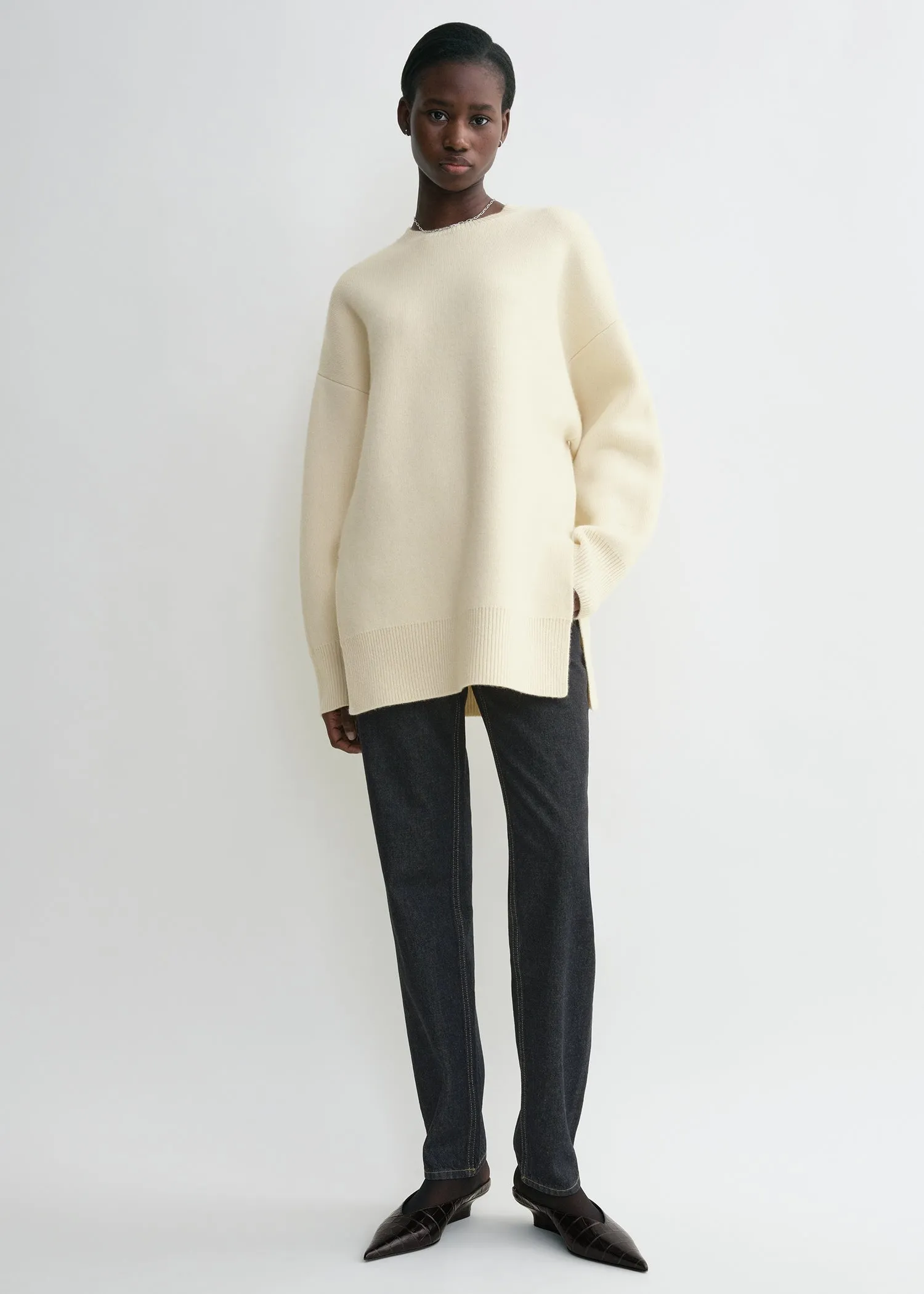 Double-knit pullover snow sold by Toteme product image thumbnail 2