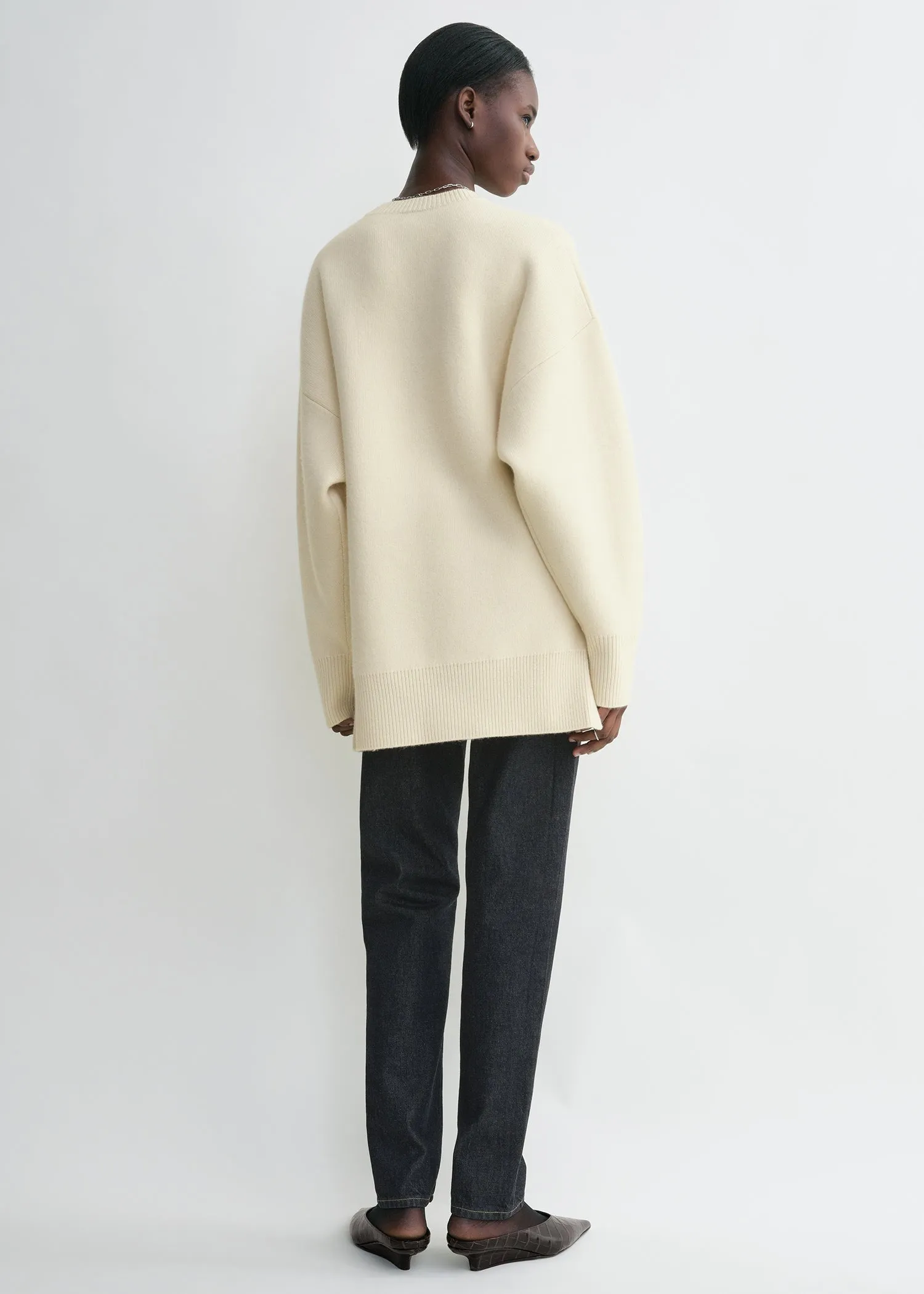 Double-knit pullover snow sold by Toteme product image thumbnail 3
