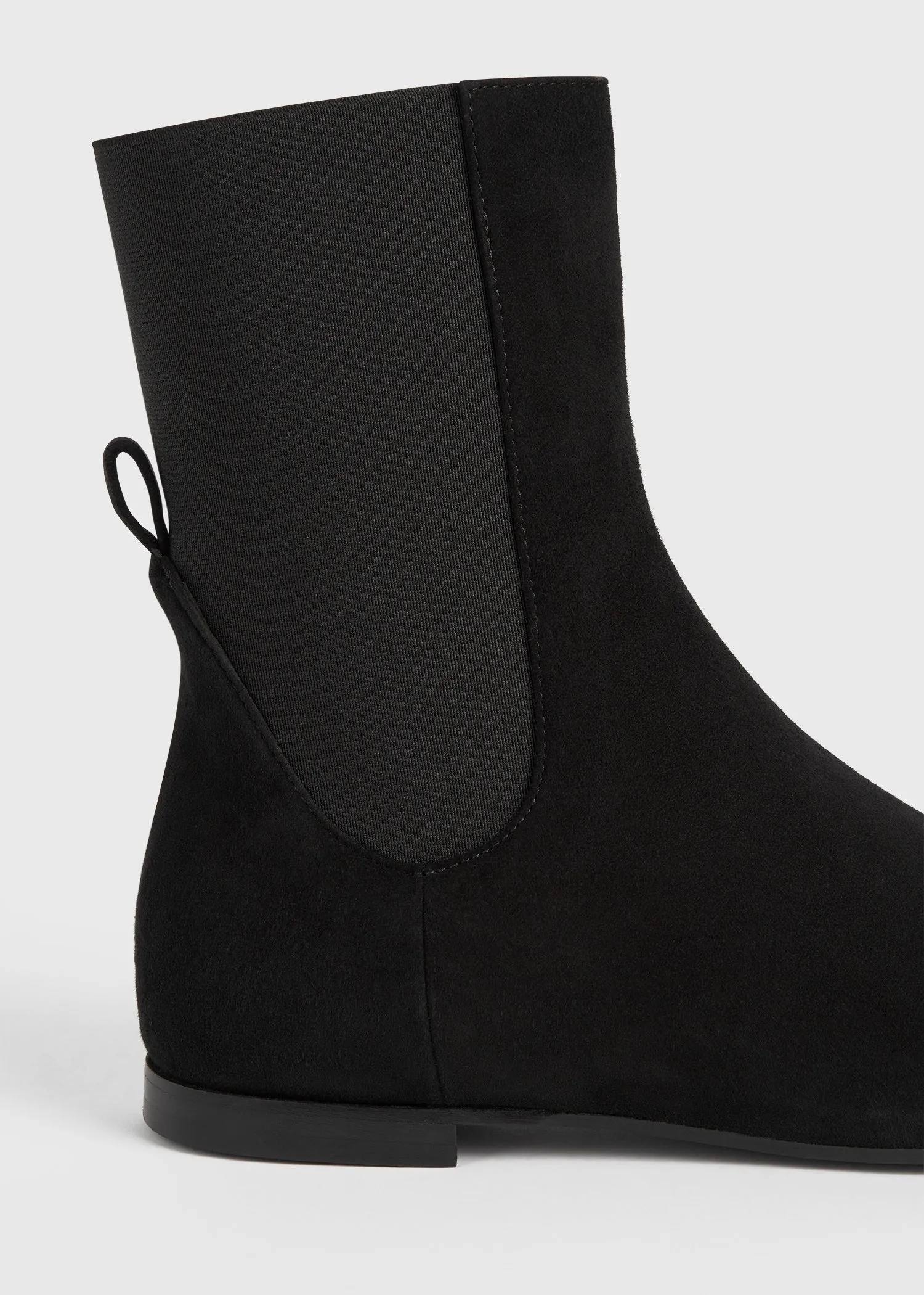 Suede Chelsea boots black sold by Toteme product image thumbnail 4