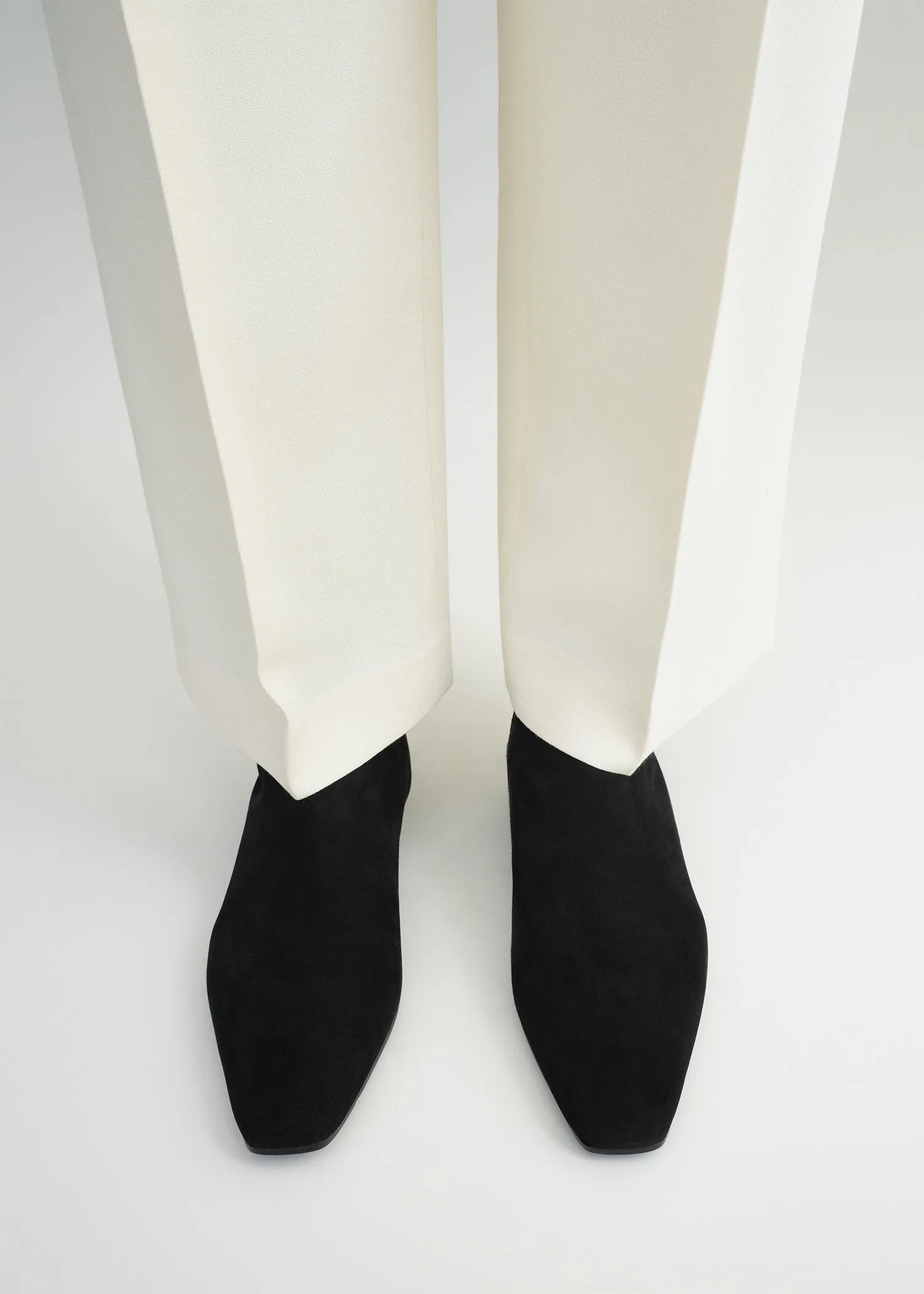 Suede Chelsea boots black sold by Toteme product image thumbnail 2